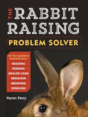 Working cover of the Storey Publications book, Rabbit Raising Problem Solver