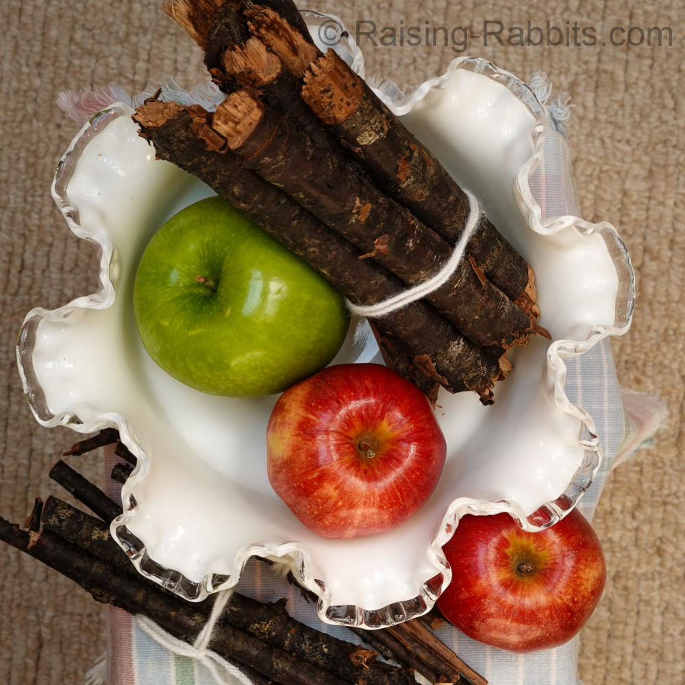 Chew Stix are made with 2 ingredients: sticks and apples. Nothing else. Chew Stix are made with 2 ingredients: sticks and apples. Nothing else.