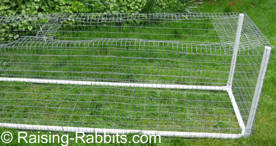 Rabbit Run no roof, with brace installed