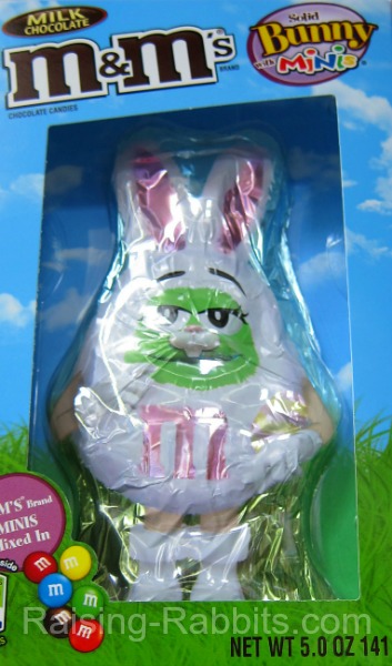 M&M's milk chocolate Easter rabbit